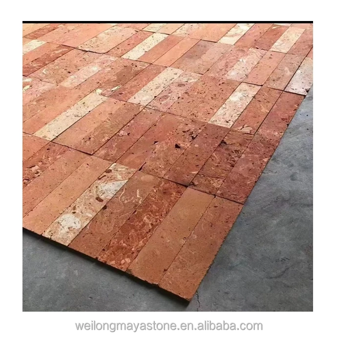 60x240 Терракотовая красная культурная кирпичная плитка в стиле ретро сплошной глиняный кирпич для наружной стены виллы цельный корпус магазина наружный настенный камень