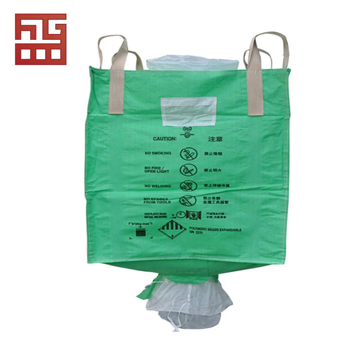 1000kg 1ton 1500kg 2000kg bulk liner bags bulk pp jumbo bag bulk sacks sand for sale