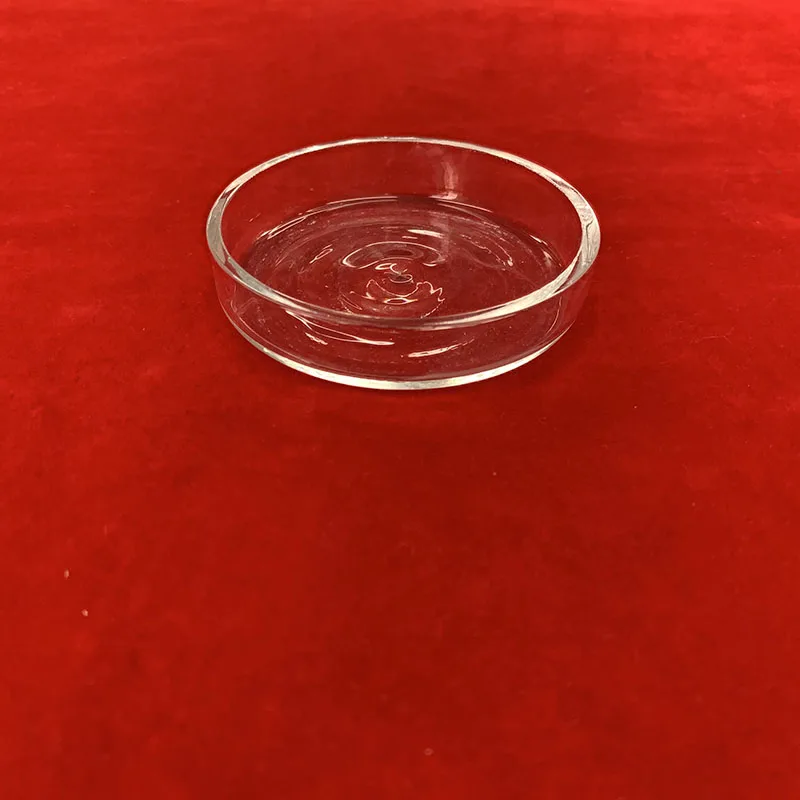 
90mm Diameter Transparent quartz glass petri dish 