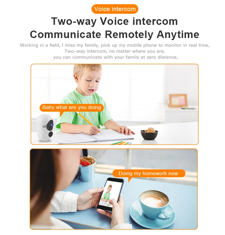 Home Security wireless camera tuya  cctv camera 1080P smart wireless wifi waterproof small network camera