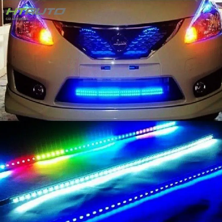 HTAUTO Hot Sales LED Knight LED Rider with Remote Control Knight Rider Scanner 12v/24v 56cm car led flash knight rider lights