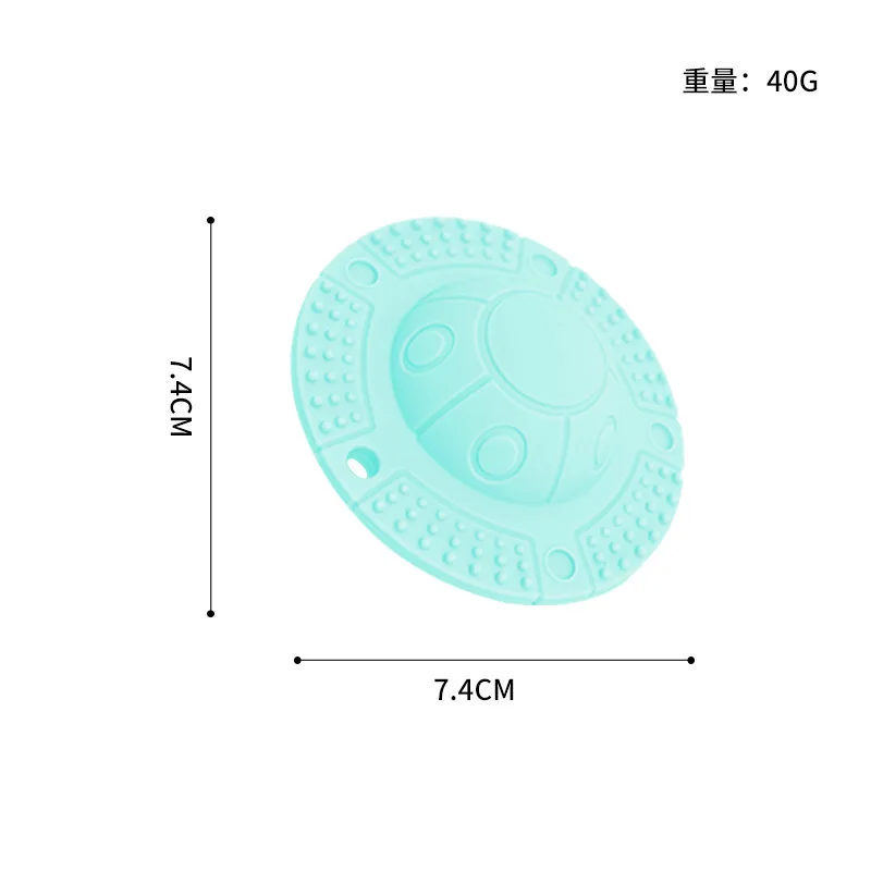 Best Seller UFO Spaceship Baby Teether Baby Molar Stick Newborn Silicone Chewing Gum