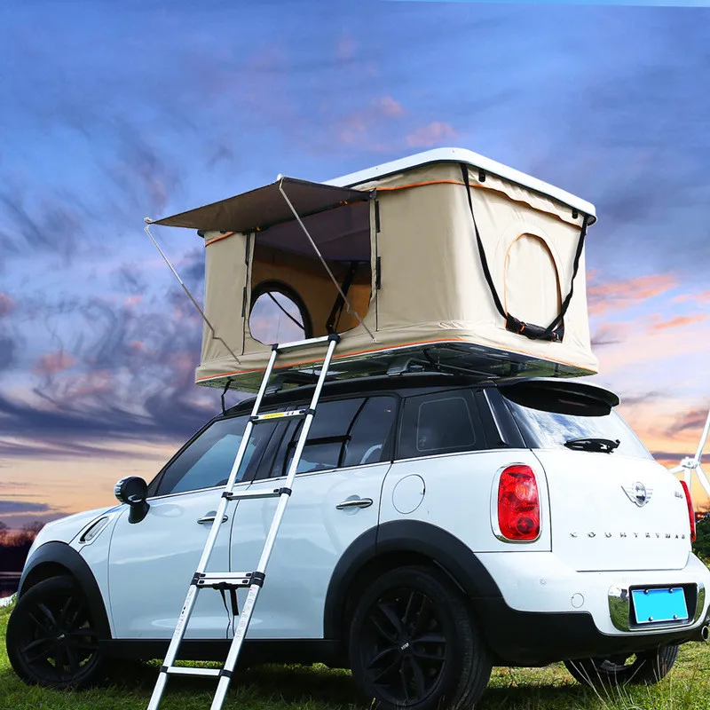 Jetshark Camping Waterproof Pop up Hard Shell Rooftop Tent Trunk Suv 4x4 Roof Top Tent For Car
