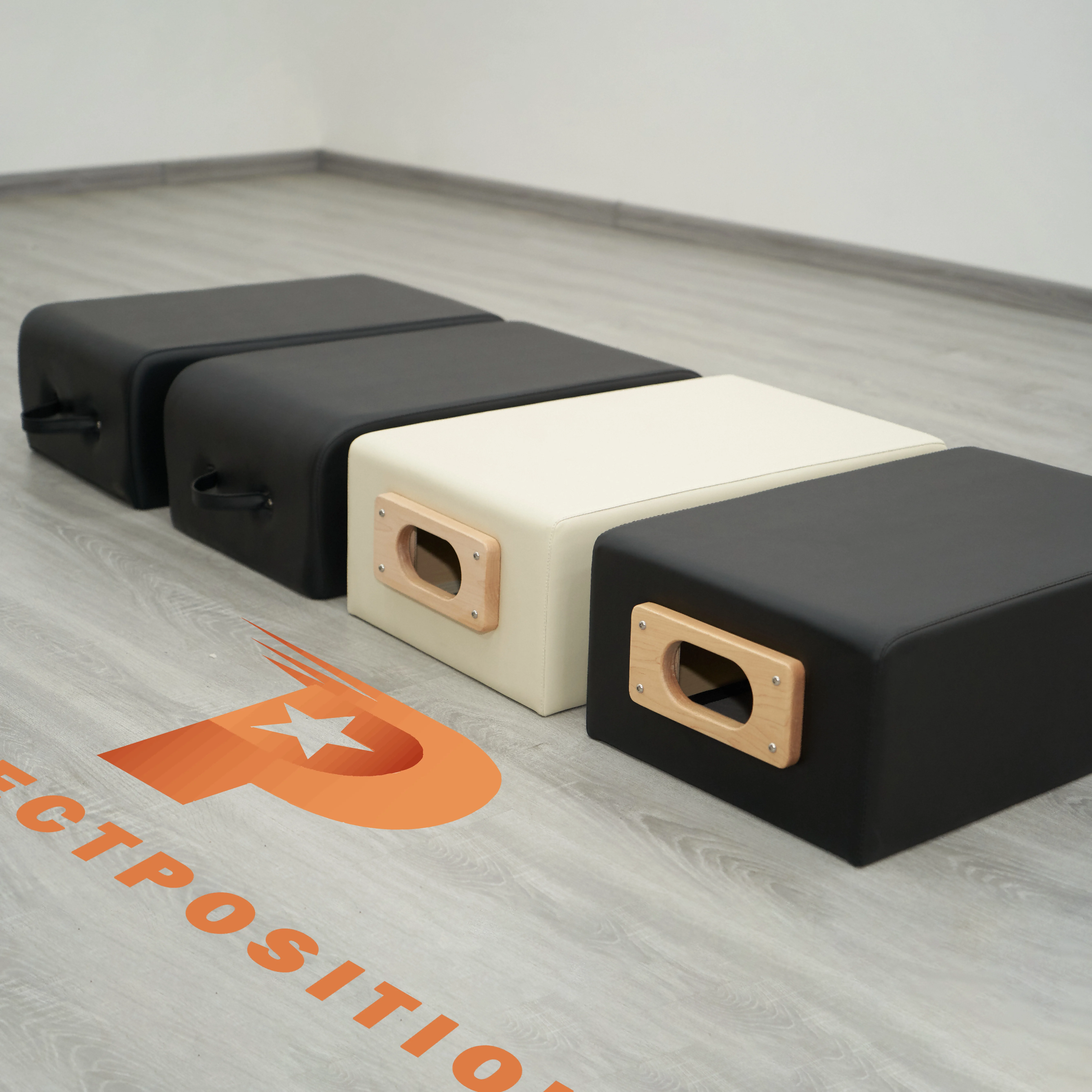 fitness yoga accessories exercise reformer sitting pvc leather pilates box