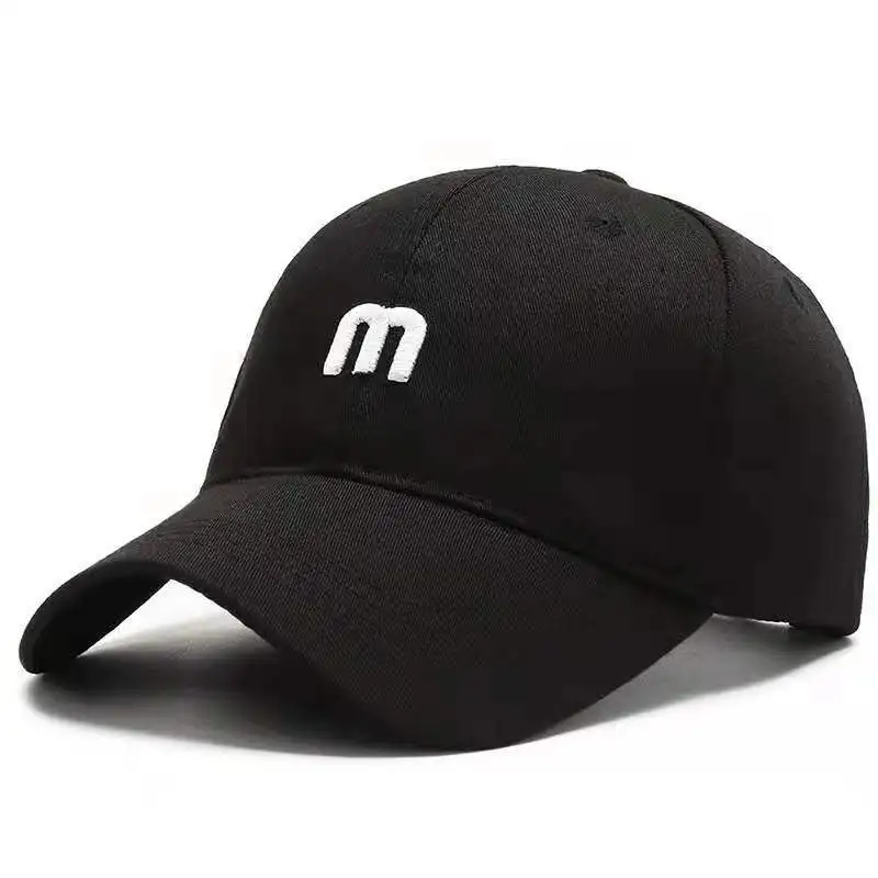 Neutral plain baseball cap m Small Embroidery Fashion sports cap Sunshade travel baseball cap