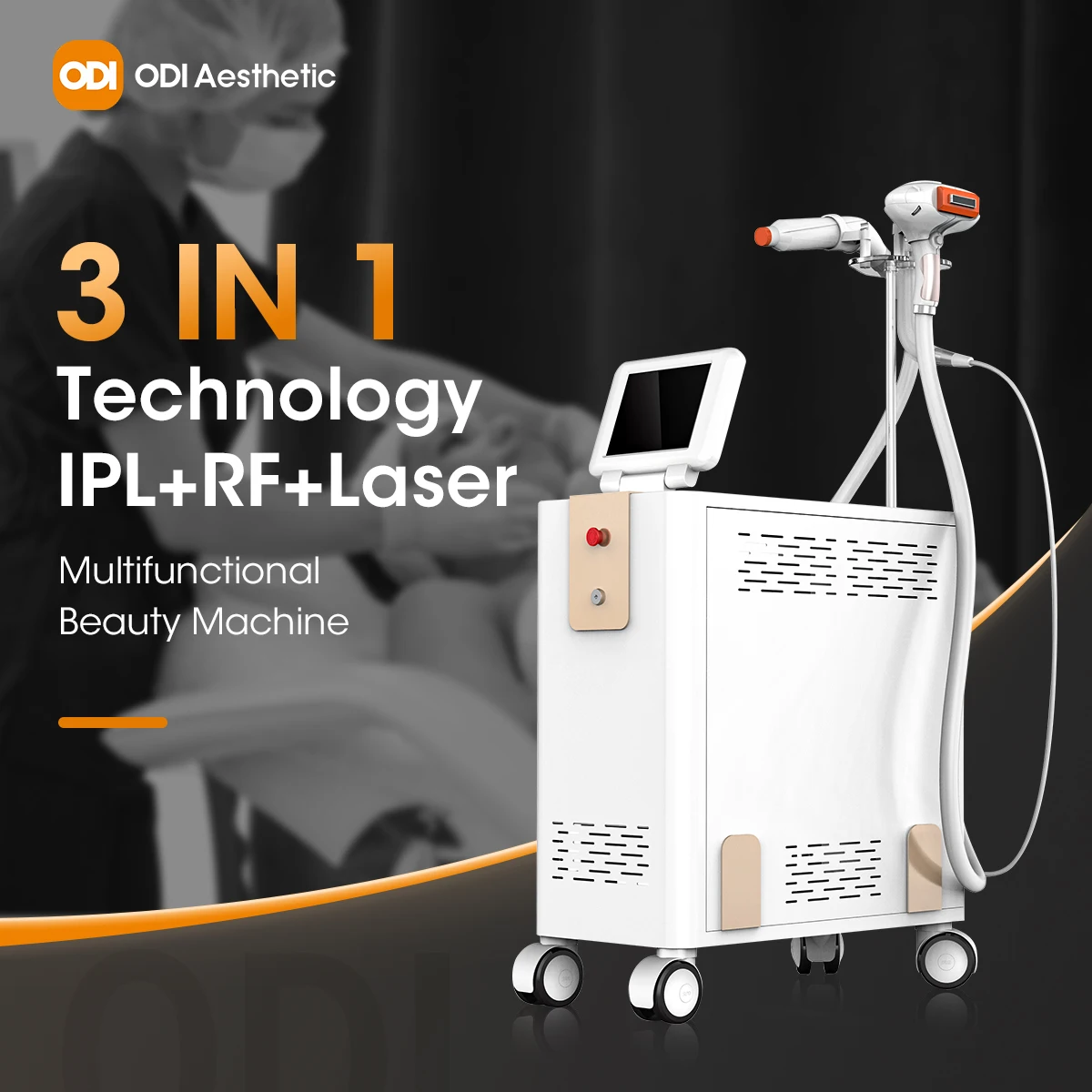 IPL Elight RF Pico 4 In 1 Laser Machine 4 In 1 Opt IPL RF Nd Yag Permanent Laser Tattoo