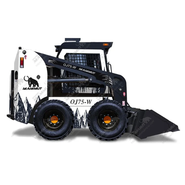 Skid steer loader 1050kg load capacity OJ75-W brand new Mini skid steer loader with good Euro 5 tier 4 engine for sale