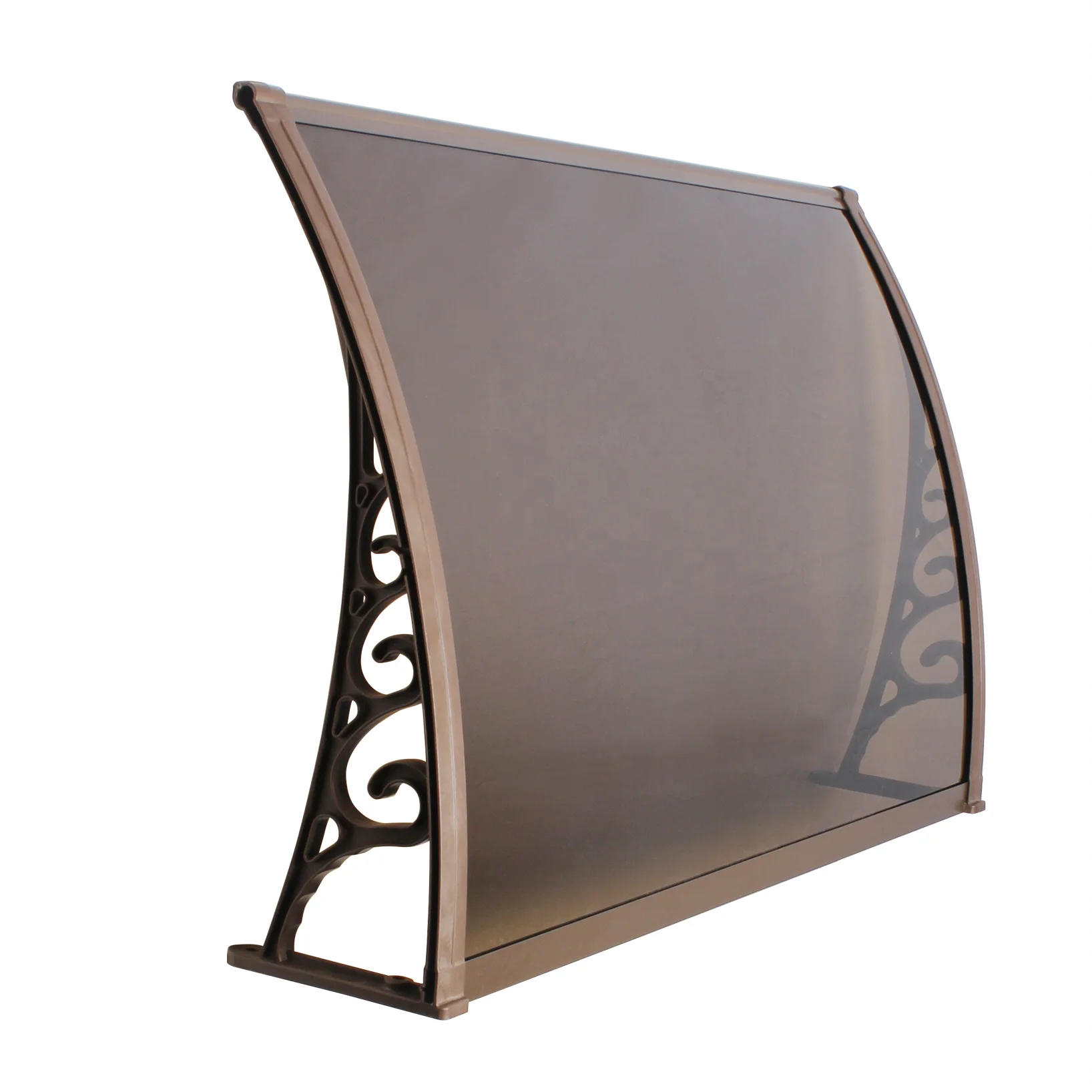 Self-Clean by Rain Water Door Canopy Pc Wholesale Polycarbonate Awning With Gutter Classical Shade Sun Cover