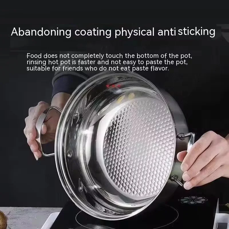 New Arrival Stainless Steel Non Stick Kitchenware Hot Pot Plate Cookware Sets Cooking Pot Set For Induction infrared gas cooker