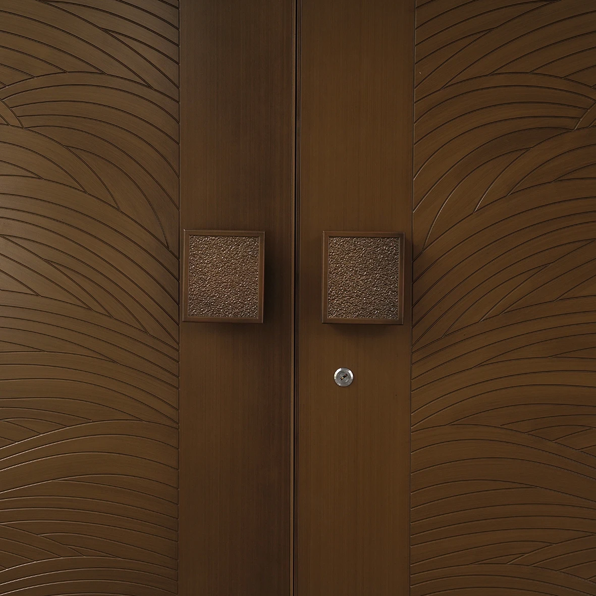 Modern Custom House Exterior Solid Wood Main Entrance Wooden Doors Entry Front Doors