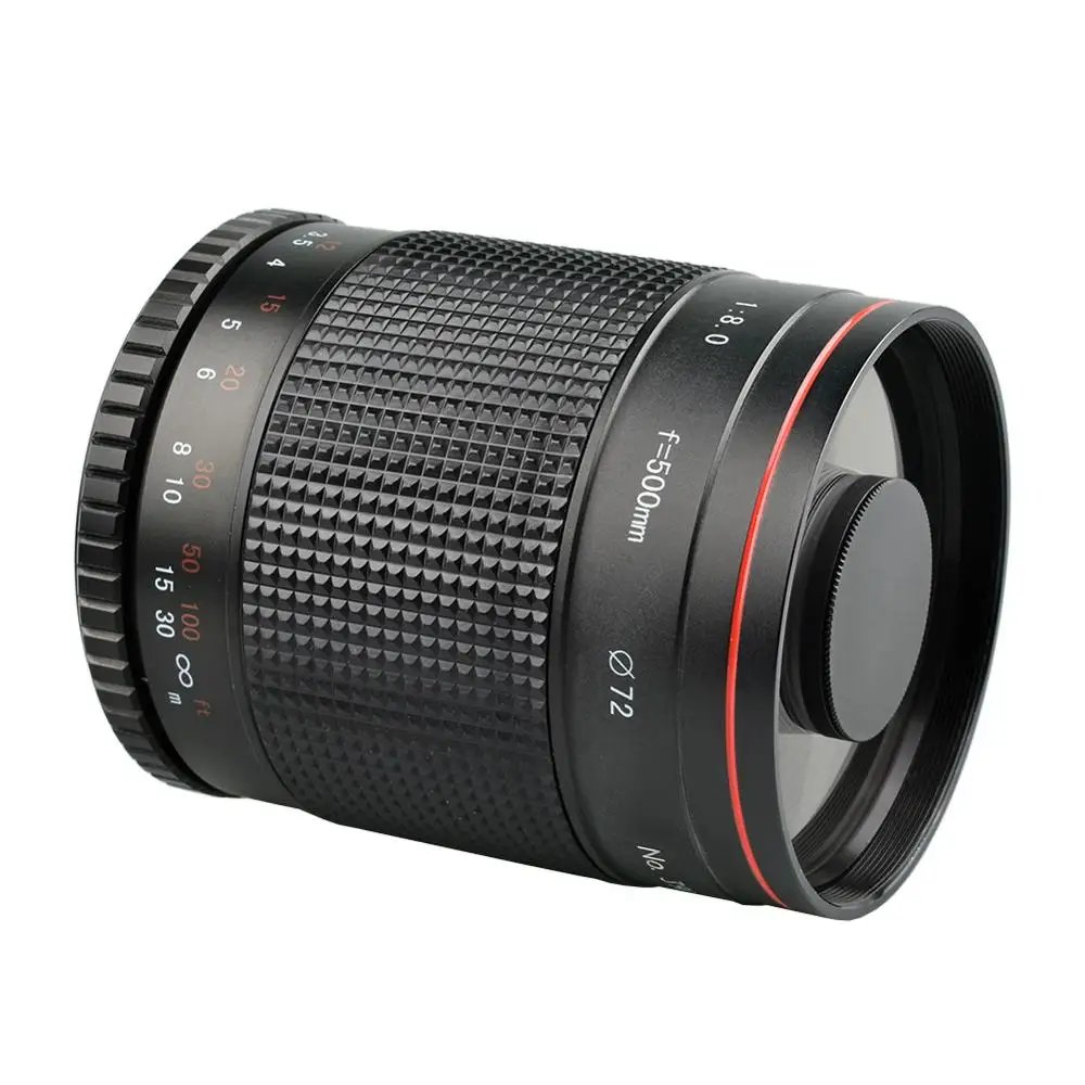 Для зеркальных фотокамер Canon Nikon мм f/мм 8 телеобъектив зеркало 500