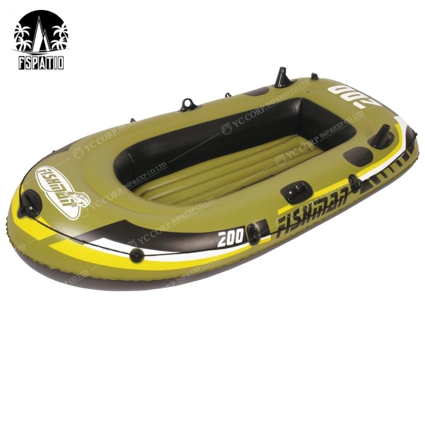 
FSPATIO:FISHMAN inflatable air light boat wholesale hot sale pvc inflatable fishing boat/inflatable boat for fishing 