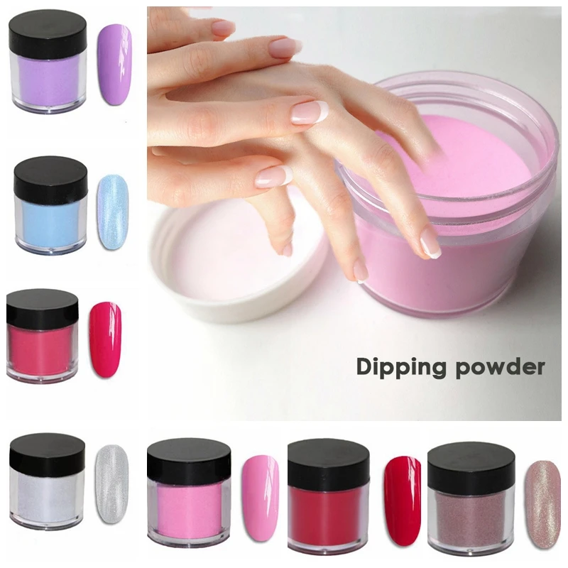 10g Nail Art Decorations without Lamp Cured  Holographic Dust Nails Glitter  Dipping Powder