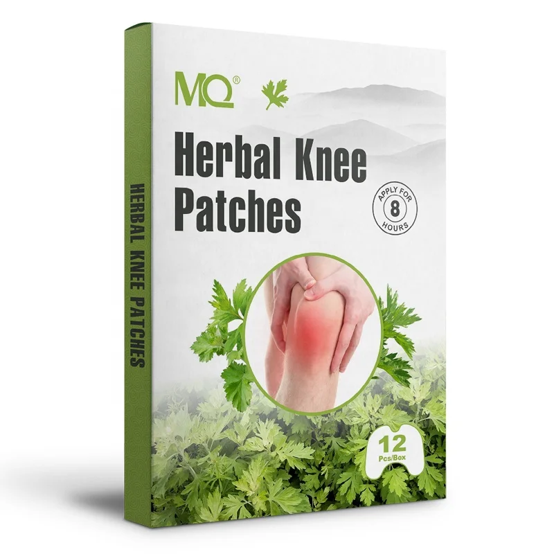 2024 Hot sale 12 Patches Herbal Wormwood Ingredients Knee Pain Relief Patch Arthritis Pain Patch knee plaster