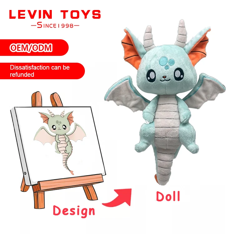 Игрушки LEVIN OEM/ODM Мультяшные животные аниме игрушки плюшевые на заказ сделайте собственный фильм