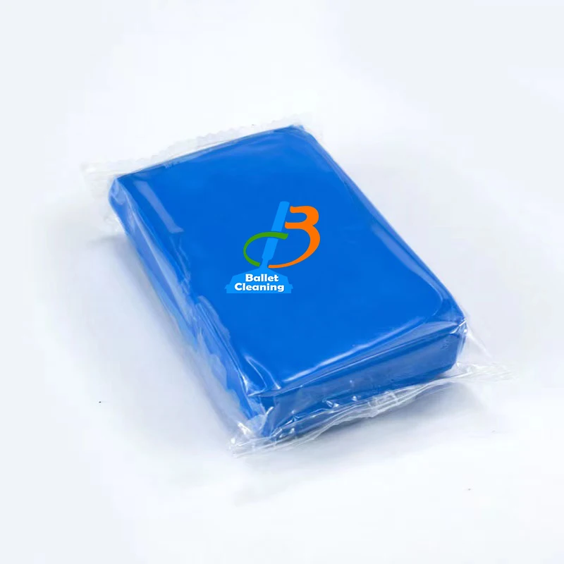 Polyester fiber glue Car care Remove oil film/stubborn stain/oxidation Auto Detailing car clean innovation style blue clay bar