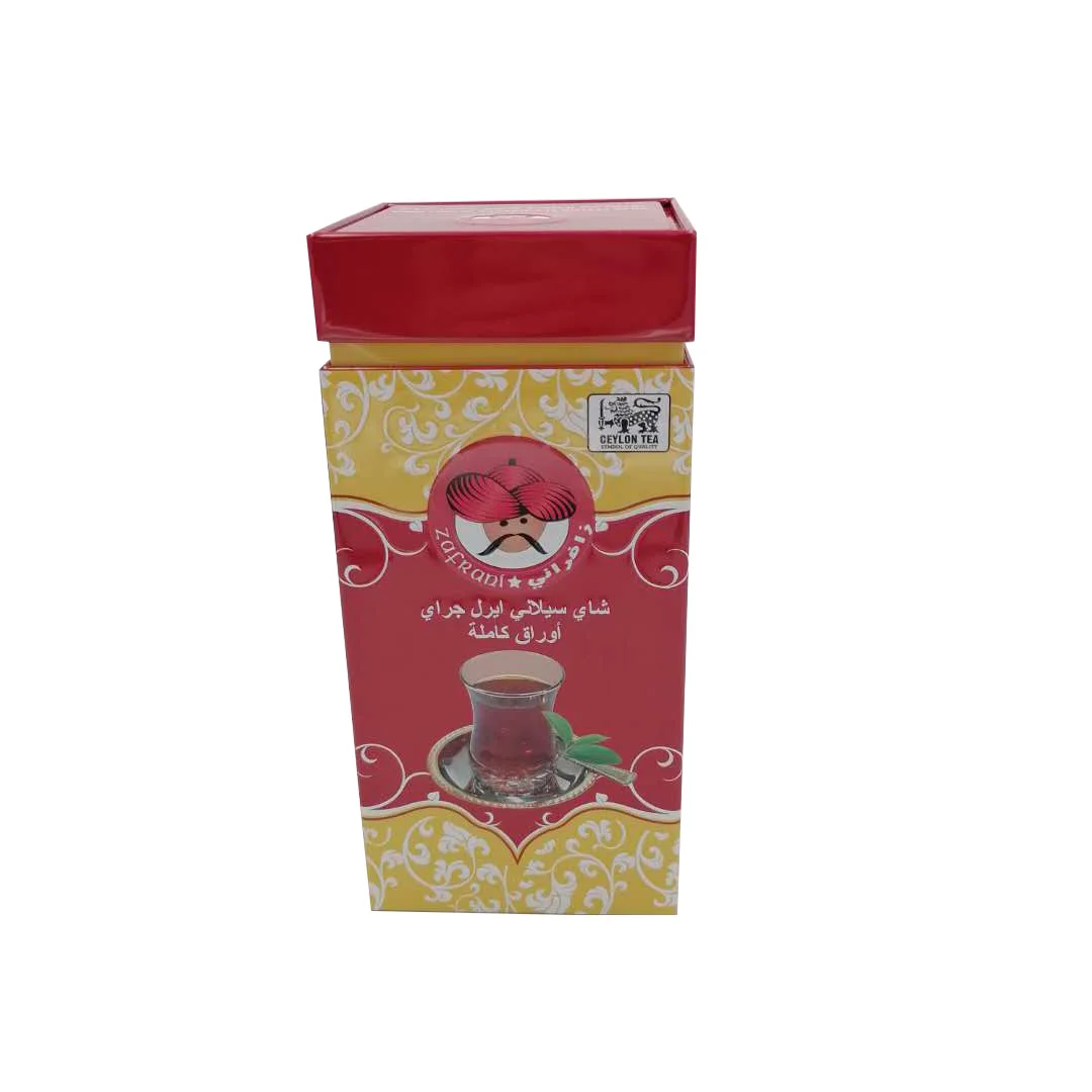 High quality wholesale square tea tin container