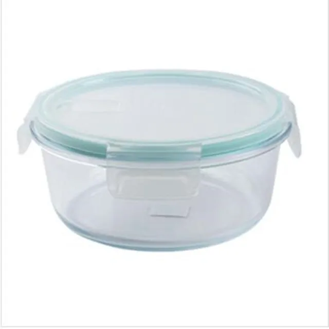 Kitchen container set High Borosilicate Glass Vacuum Food Storage Container Lunch Box With Lids lunch box