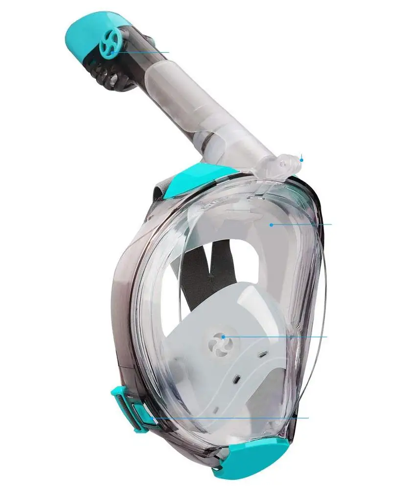 Amazon Hot Sell Anti-Fog Anti-Leak Design Snorkel Mask for Adults