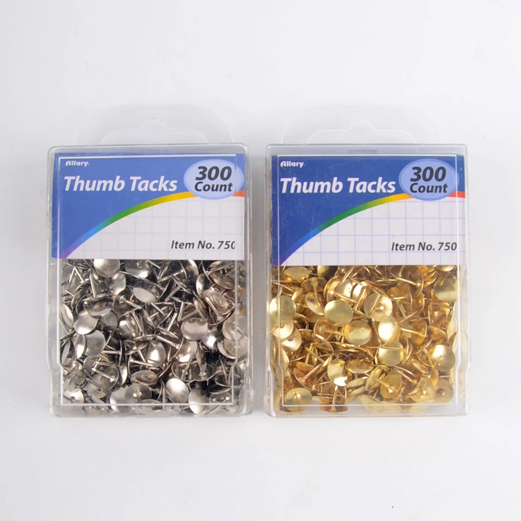 Офисные канцелярские булавки, большие пальцы, 300 шт.