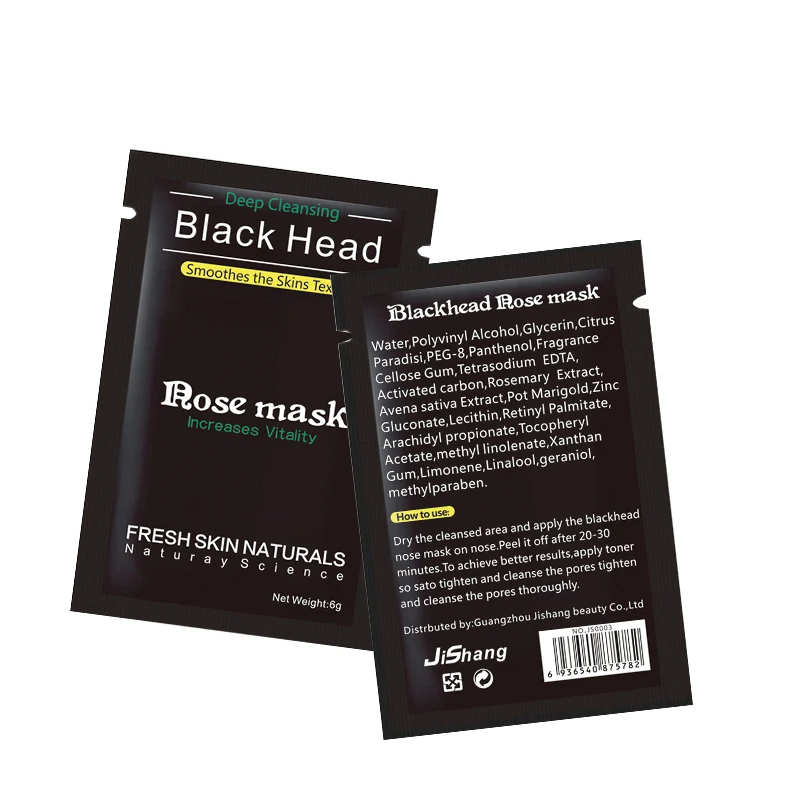 100% natural Collagen Protein Nourishing  black peel-off Bio Collagen Gel nose Mask