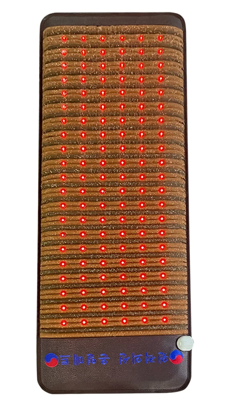 Wholesale Price PEMF Tourmaline Mattress Price Korea Nano Diamond Tourmanium Heating Tourmaline Mat With Ce Certification