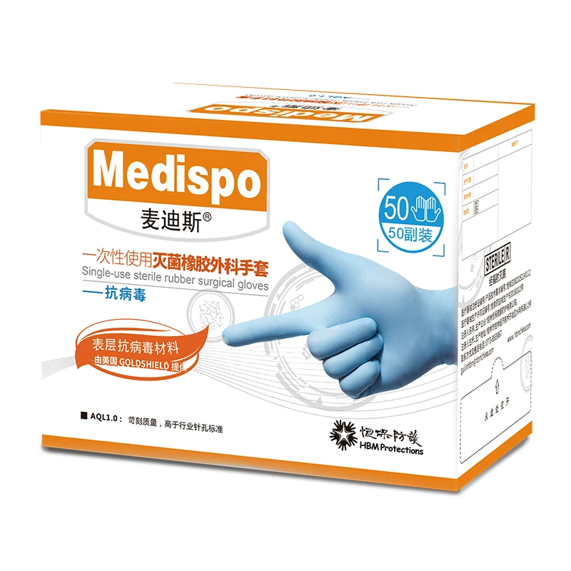 Одноразовые латексные перчатки поставщики medc антимикробные хирургические для