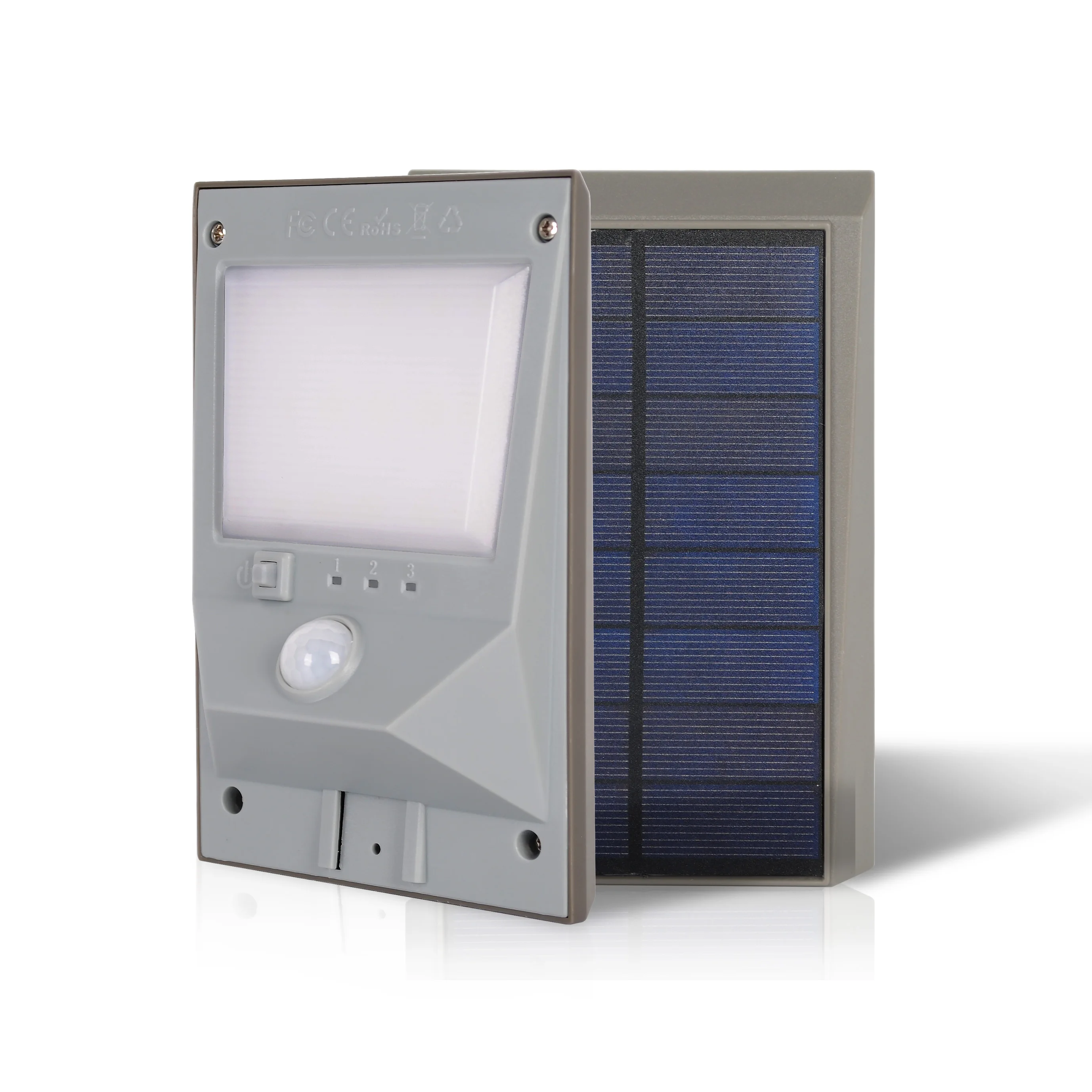 Outdoor wall light with Motion Sensor Waterproof Wireless Wall Lights 3 Working Modes for Porch Yard solar wall light