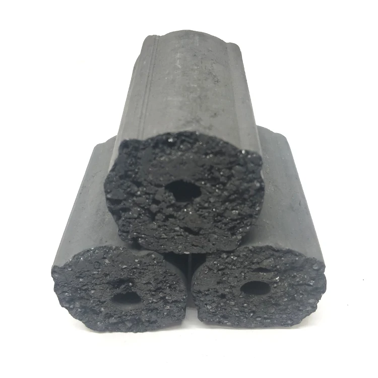 
made in Thailand long burning time hexagonal hardwood sawdust briquette bbq charcoal 