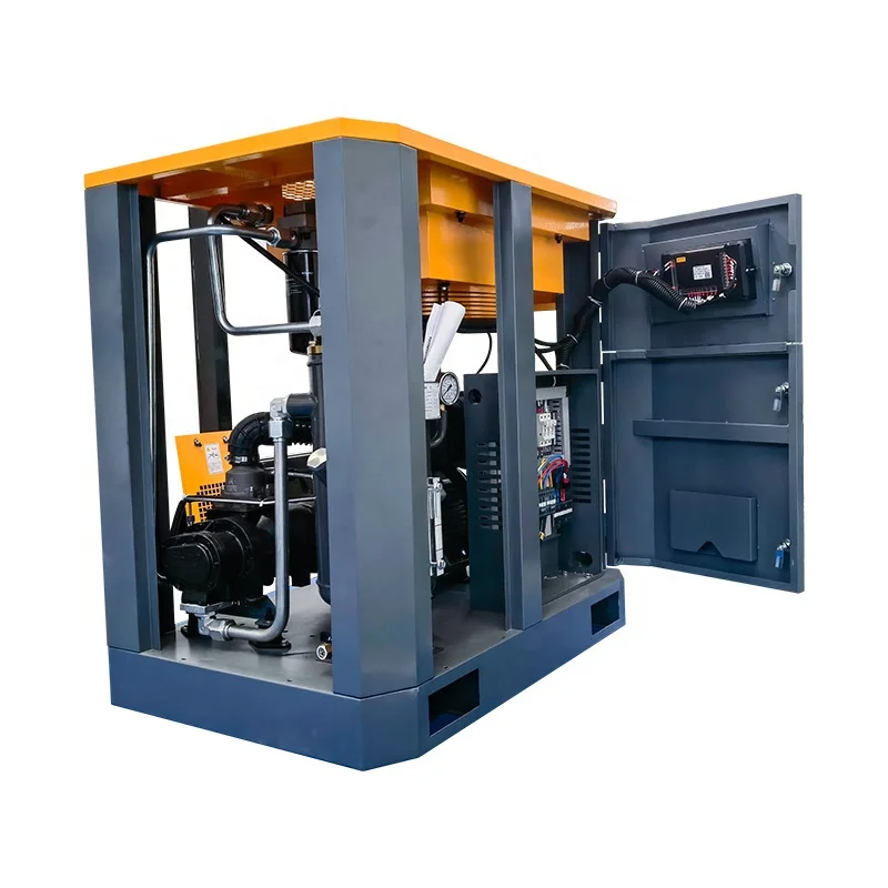 Permanent magnet variable frequency screw air compressor 22kw industrial grade