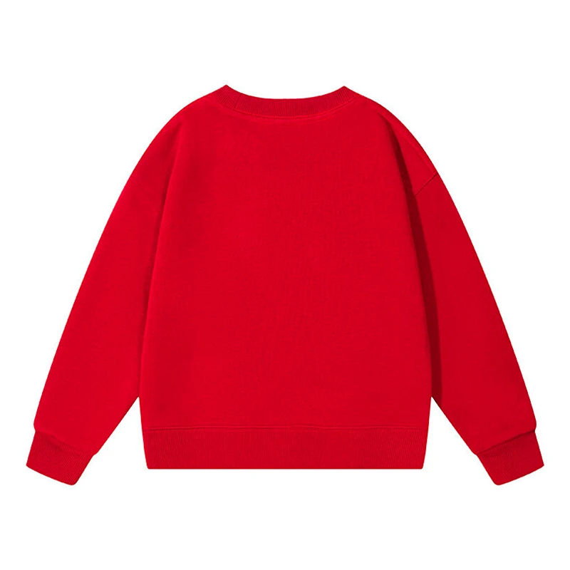 320 GMS Custom Logo O Neck Child Long Sleeve Youth Cotton T shirts