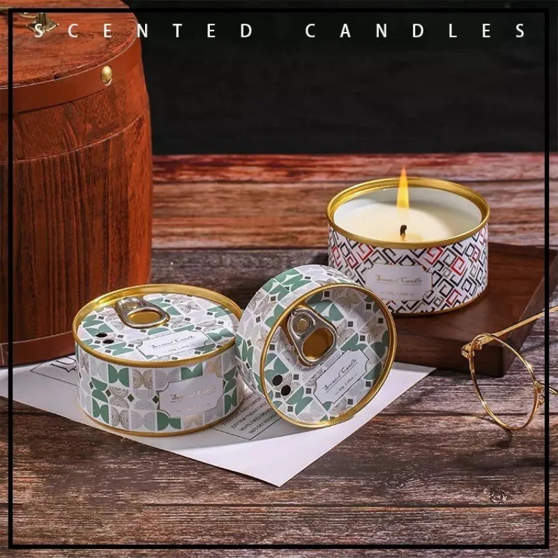 120g Soy Wax Romantic Scented Candles Aromatherapy Wholesale Fragrance Candle Home Decoration Luxury Aromatherapy Can Festivals