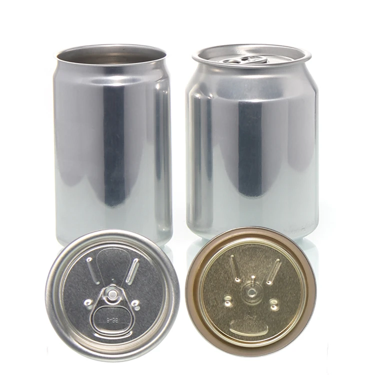 Custom Empty Printed Metal Can Slim Sleek Standard 250ml 355ml 330ml 473ml 500ml Tin Can Beverage Beer Aluminum Soda Drink Cans