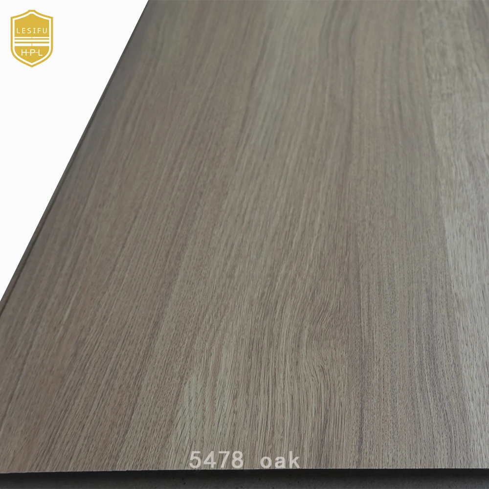 Lesifu 5478 Formica Oak wood laminate door surface formica sheets .5mm .7mm hpl sheet interior
