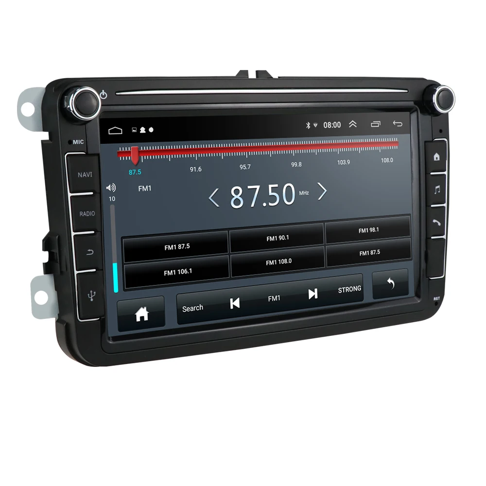  Автомобильный GPS-навигатор стерео-радиоприемник на Android 8 дюймов Wi-Fi для Skoda Superb II Yeti dogegolf
