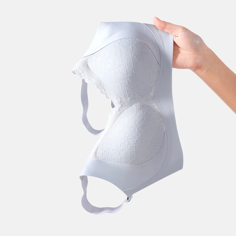Seamless Bra Push Up Bra Woman Wire Free Underwear Ice Silk Removable Padded Bralette