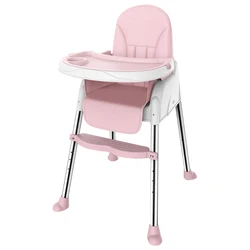Multifunctional Plastic Baby High Chair Table Baby Feeding High Chair 3 In 1 Baby High Chair With Table
