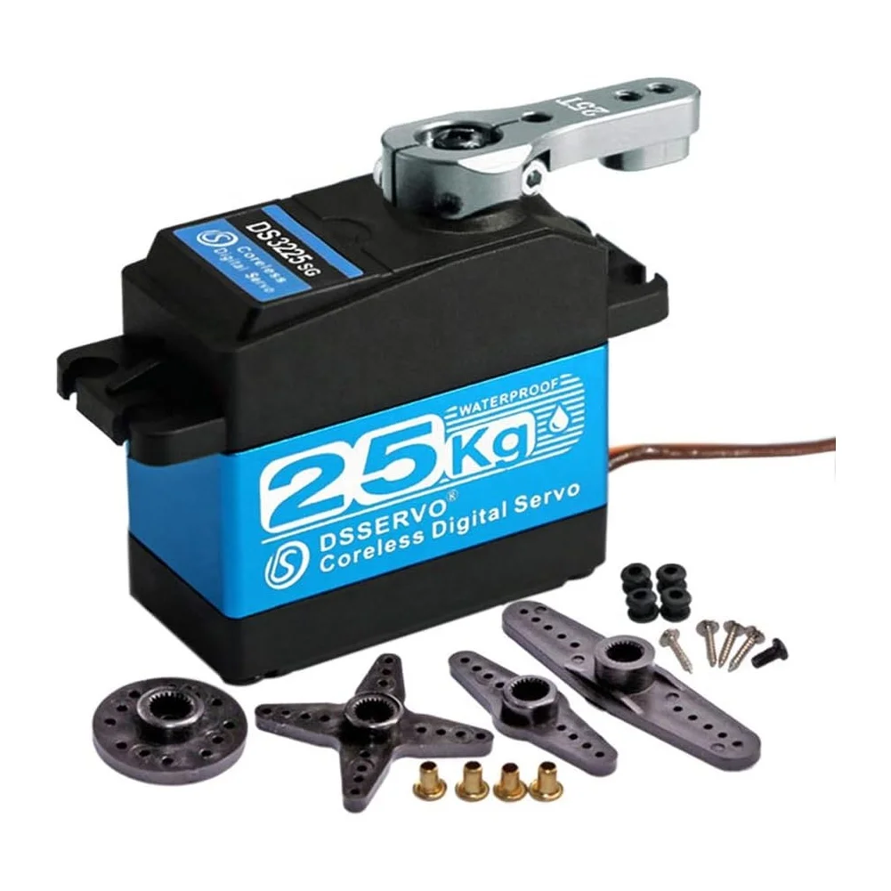 Stemedu DS3225MG 25KG Coreless Digital Servo High Torque Full Metal Gear Steering Servo Motor for DIY Baja Crawler Cars