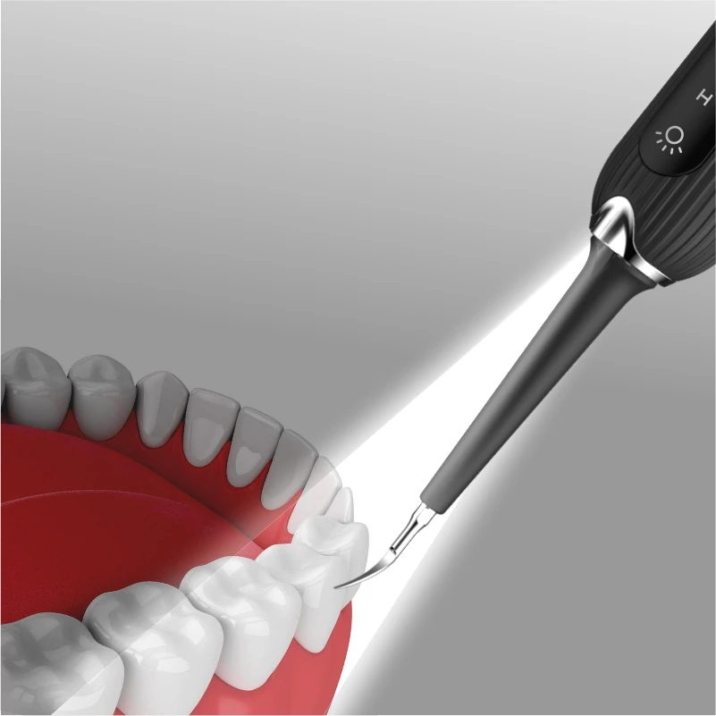 
rechargeable dental calculus cleaning tartar plaque detector remover 