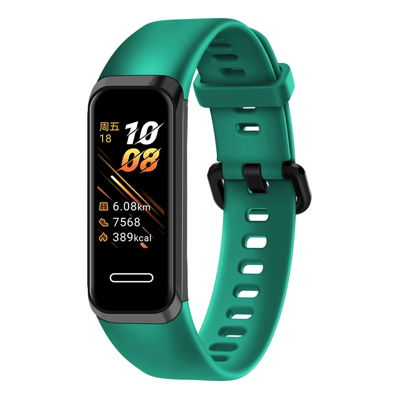 Ins Hot Sell Soft Silicone HUAWEI Band 4 Strap Adjustable Wristband
