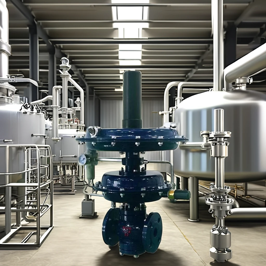 Криогенный клапан регулирования давления для газообразного азота