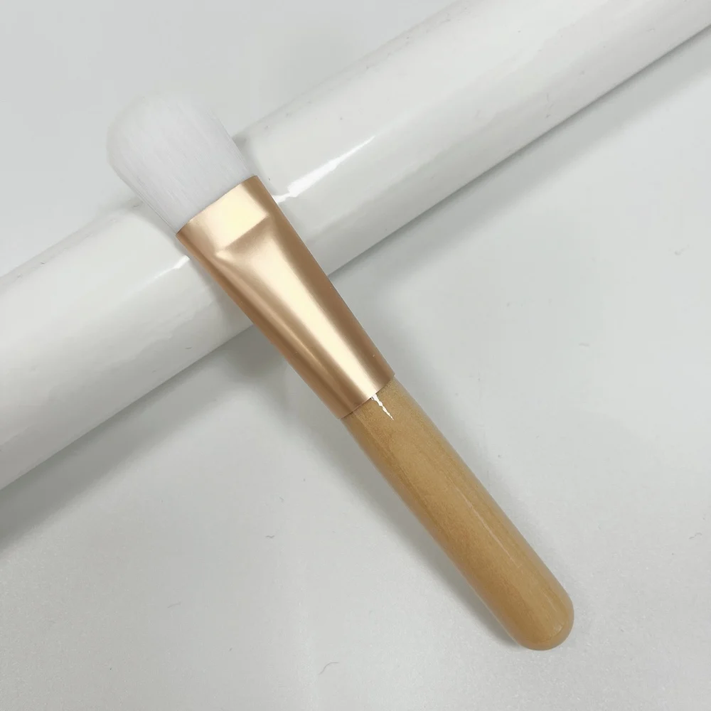 Mini Cute Smooth Silicone Face Mask Brushes Flexible Mud Mask Applicator Brush Tool with Short Transparent Handle Makeup Tools