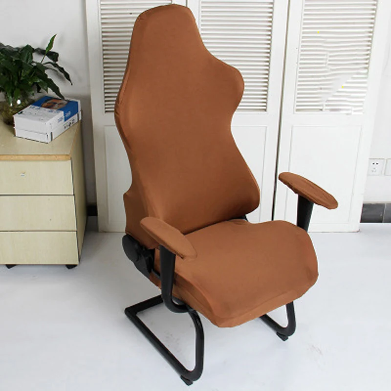Computer Desk Chair Slipcovers Spandex Jacquard Stretch Gaming Chair Cover.jpg