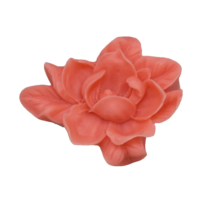 3d Peony Flower Mold Durable Hard Soy Wax Granules For Mold Candle Making Diy Creative Flower Candle Mold Silicone Rubber Candle