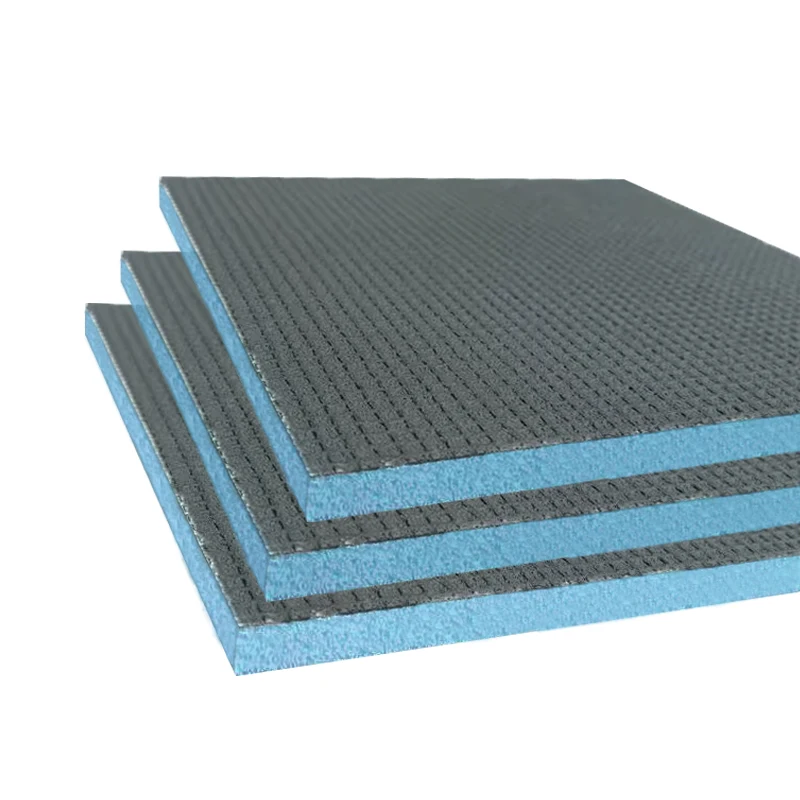 XPS tile backer board Granite Shower Base Xps Composite Wall Thermal Insulation Floor Panel Styrofoam Block Membrane Sheet