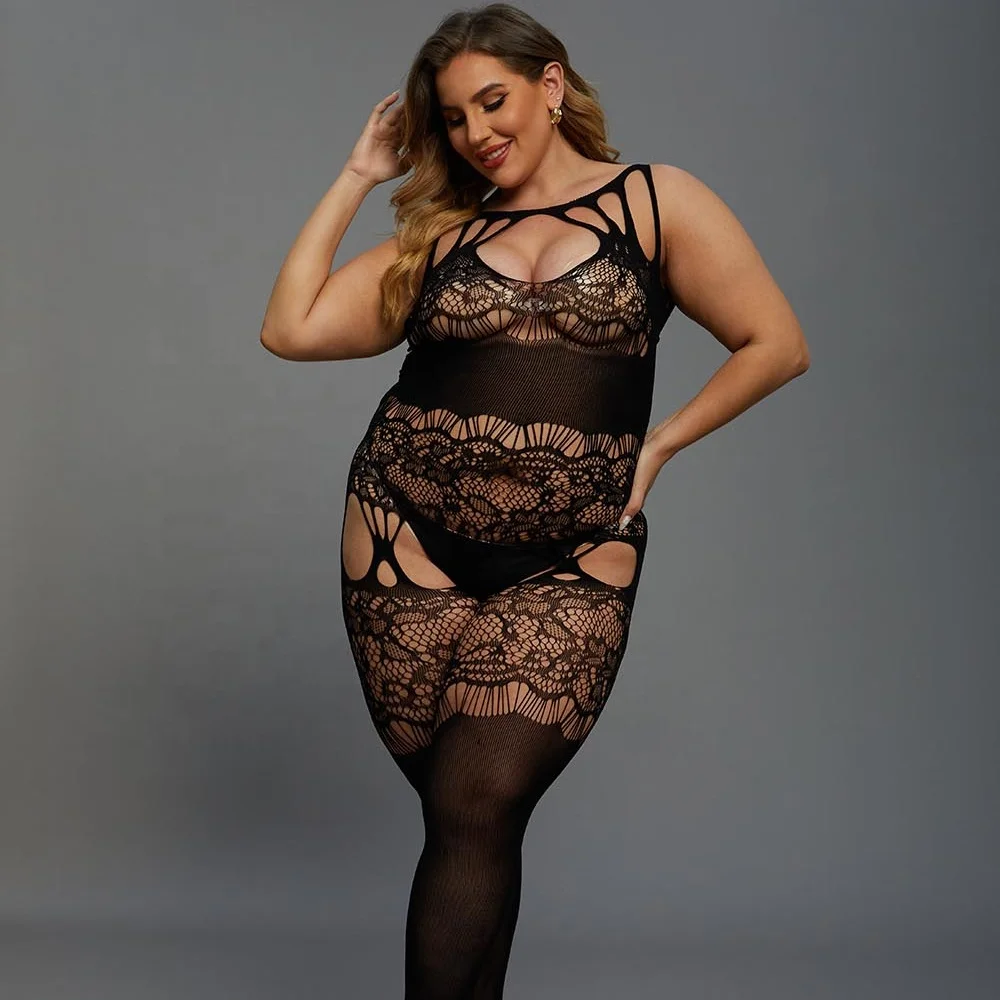 VAQUA Factory supply Best sale women bodystocking plus size queensize bodysuit