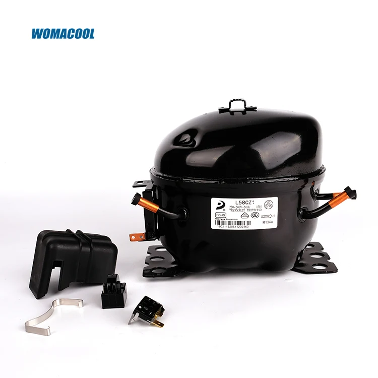 New  L58CZ1 220V-240V 50Hz R134a refrigerator Compressor 1/6hp