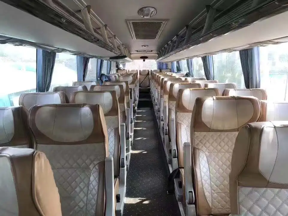 Second Hand Bus 51 Seats Kinglong Passenger Transportation Bus Commuter Coach for sale