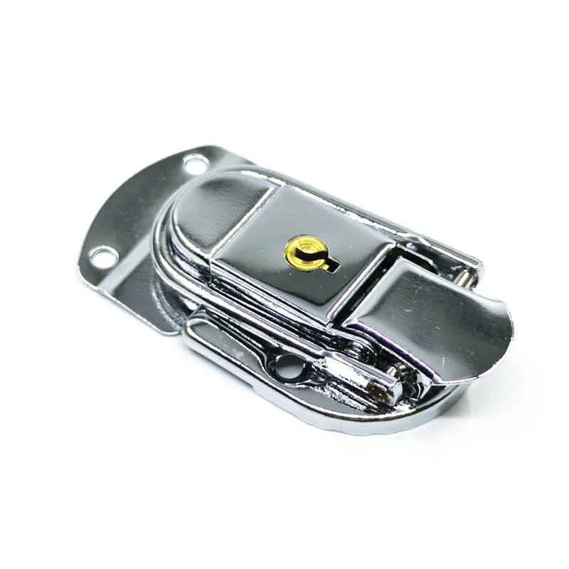 Mild Steel Lock Buckle Latch With Key For Wooden Case Boxes Hardware