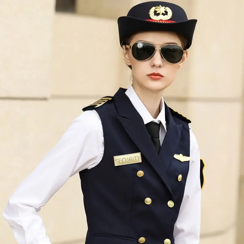 Prison Guard Uniform Security Uniform Waistcoat Security Vest Accessories For Uniform